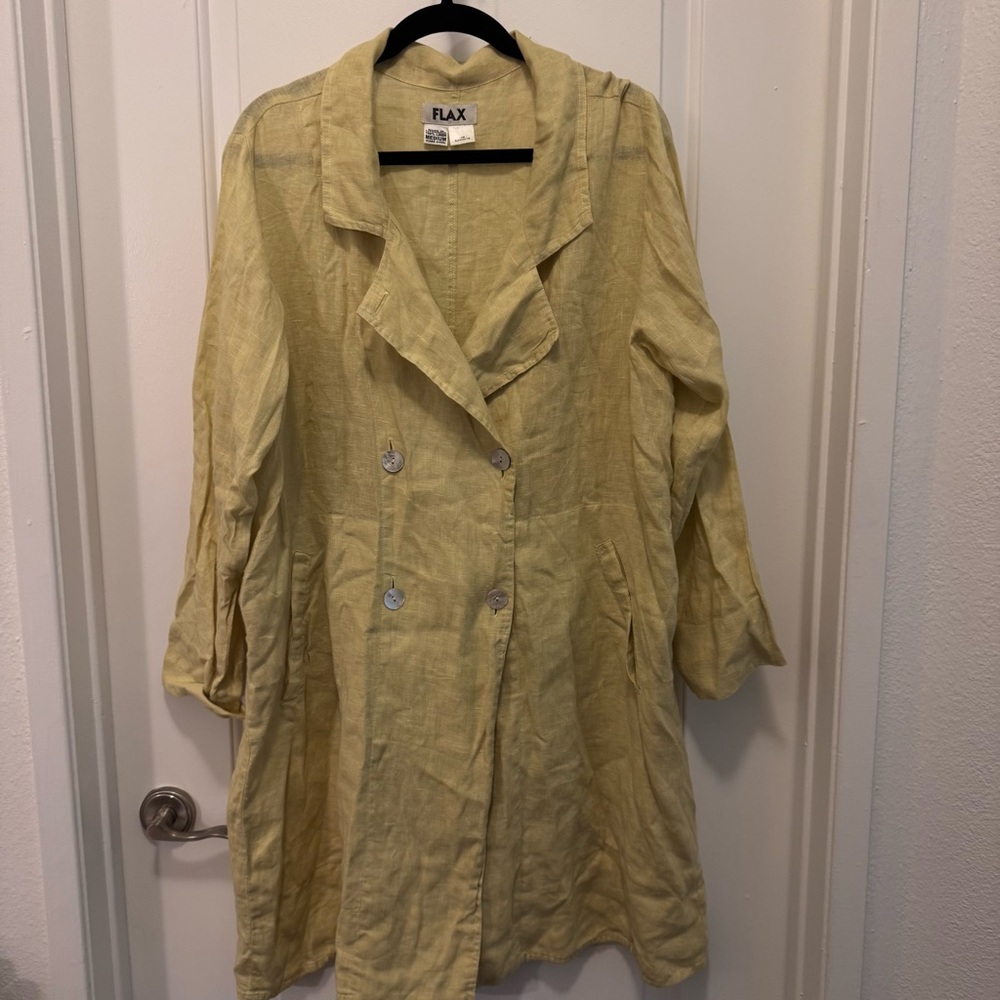 Flax Linen Coat